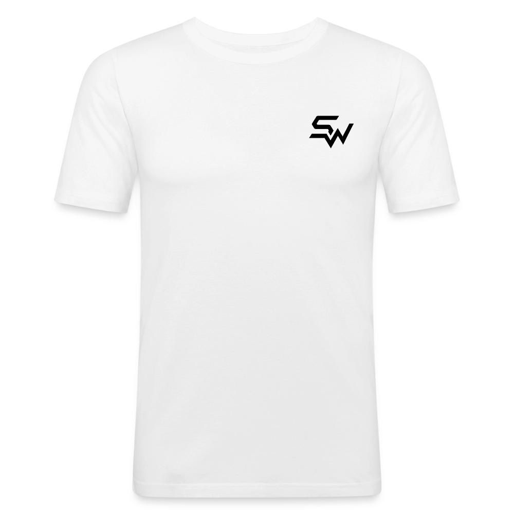 Männer Slim Fit T-Shirt - Weiß