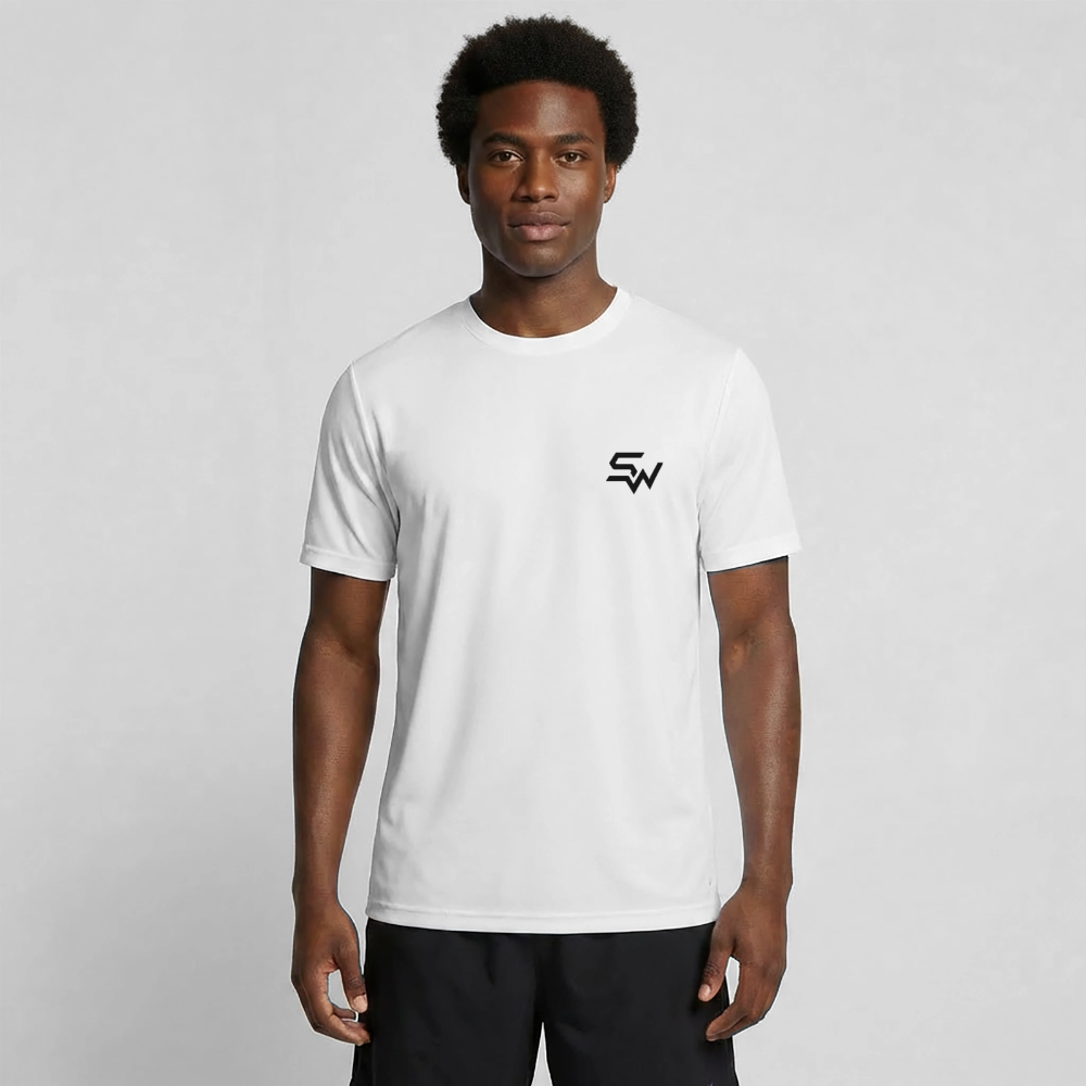 Männer Funktions-T-Shirt - Weiß