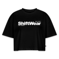 SHIFT Premium Oversized Cropped Tee - Schwarz