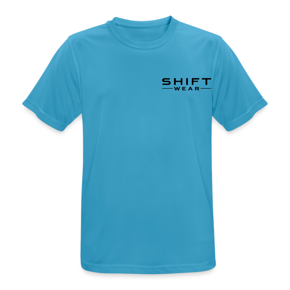 Männer T-Shirt atmungsaktiv - Saphirblau