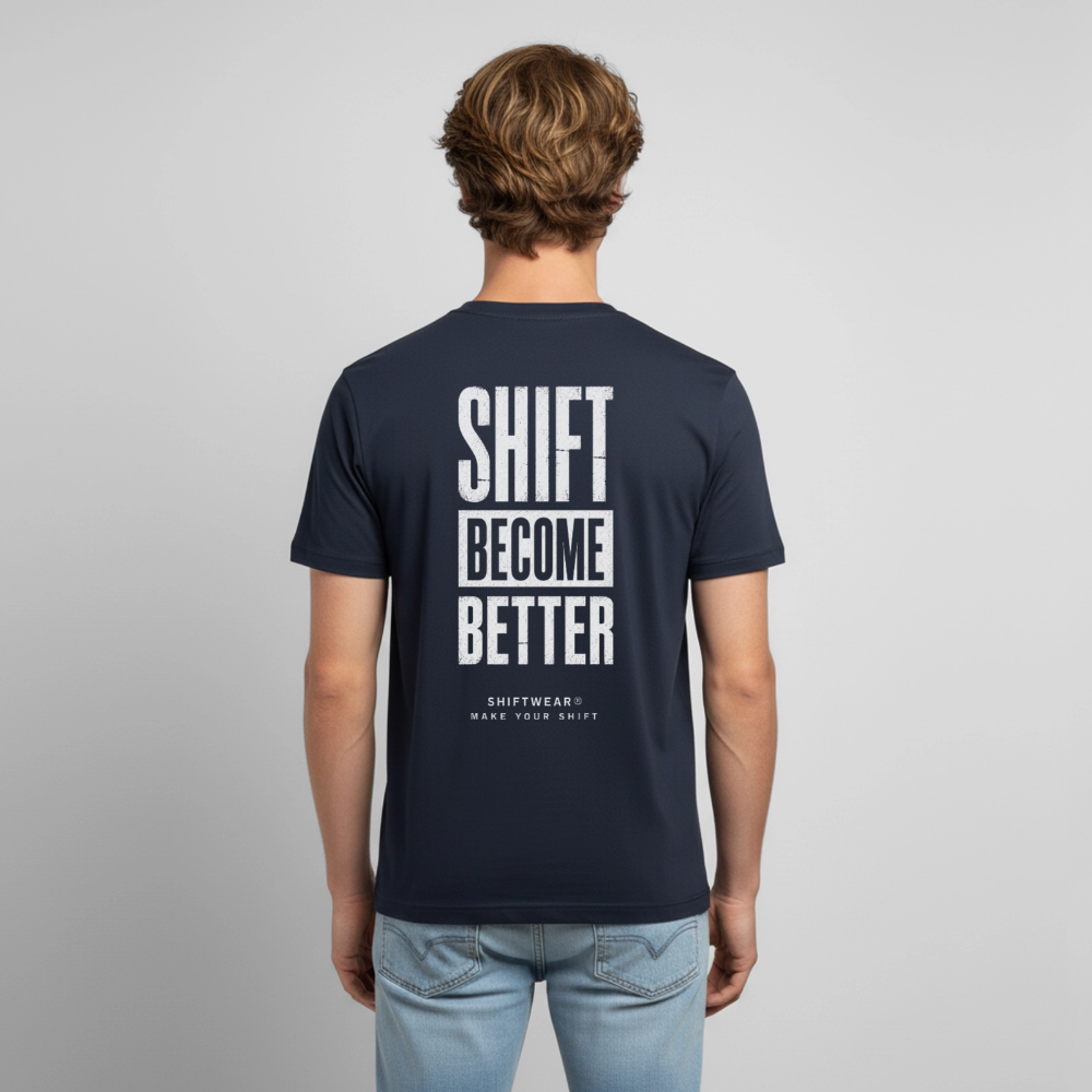 Männer T-Shirt atmungsaktiv - Dunkelnavy