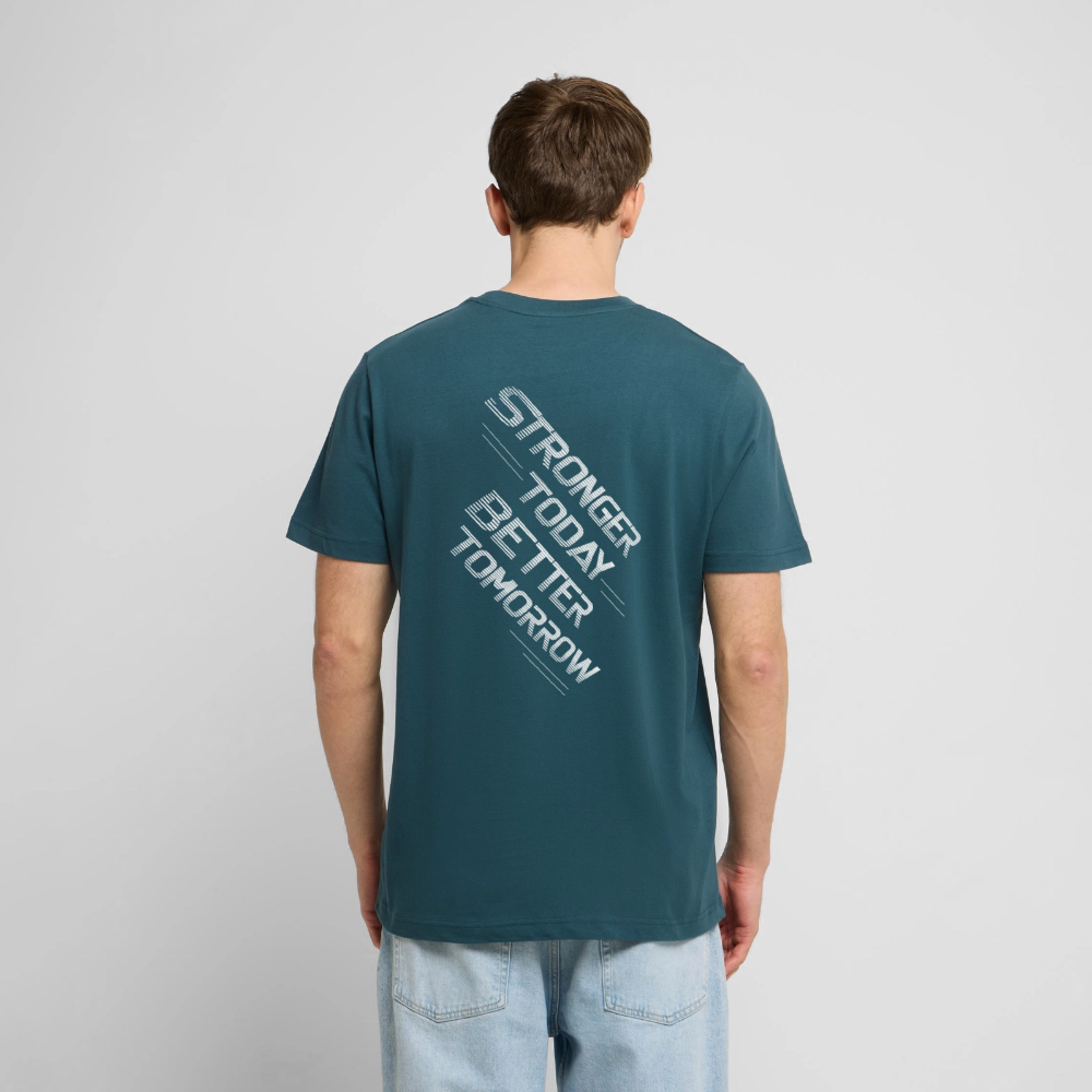 RELAXED FIT Unisex Organic T-Shirt - Dunkles Petrol