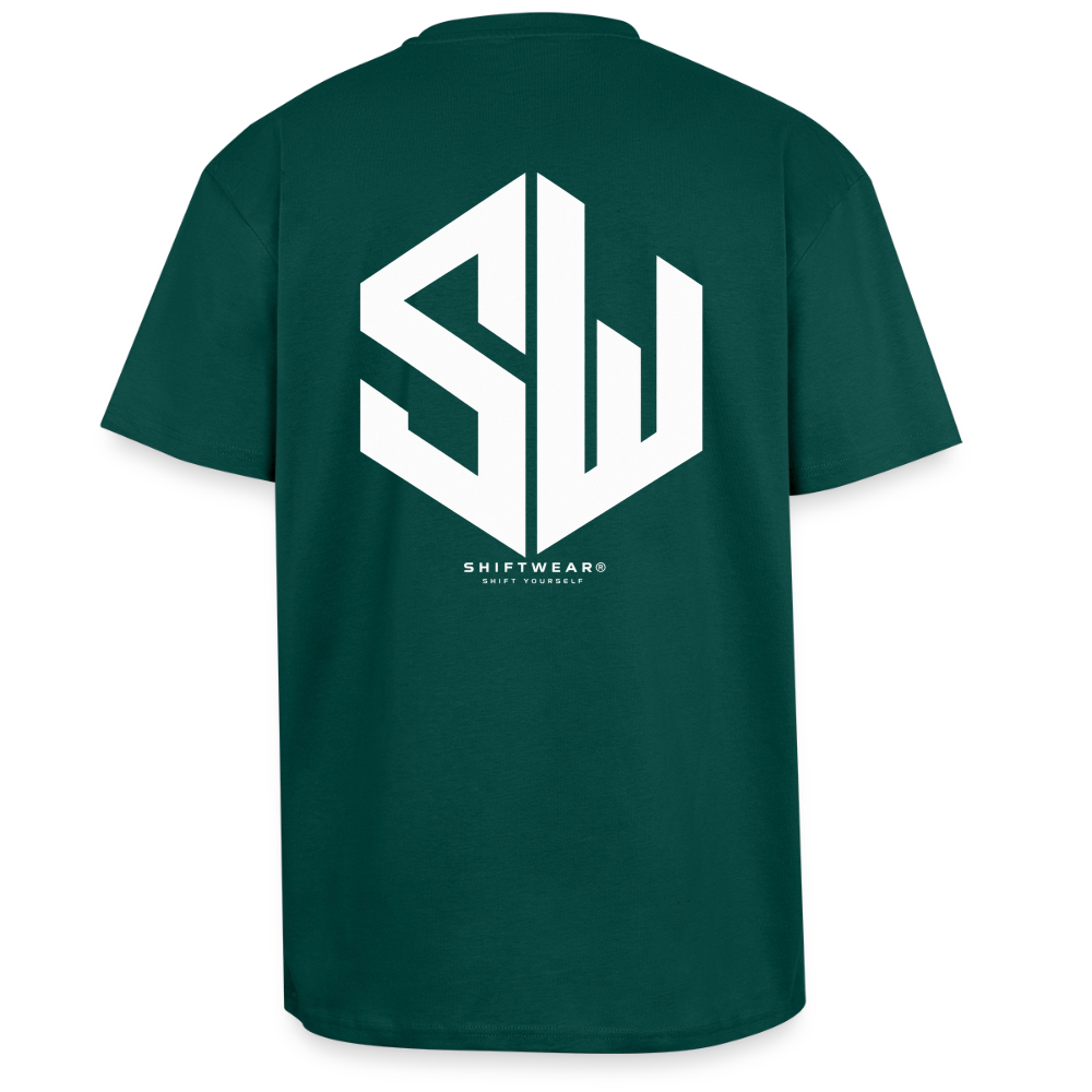 SHIFT Oversized Heavyweight Tee - hunter Green