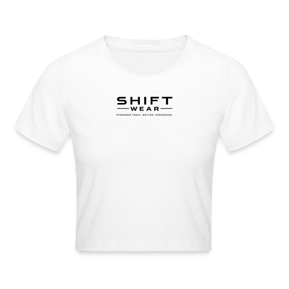 Frauen Cropped T-Shirt - Weiß