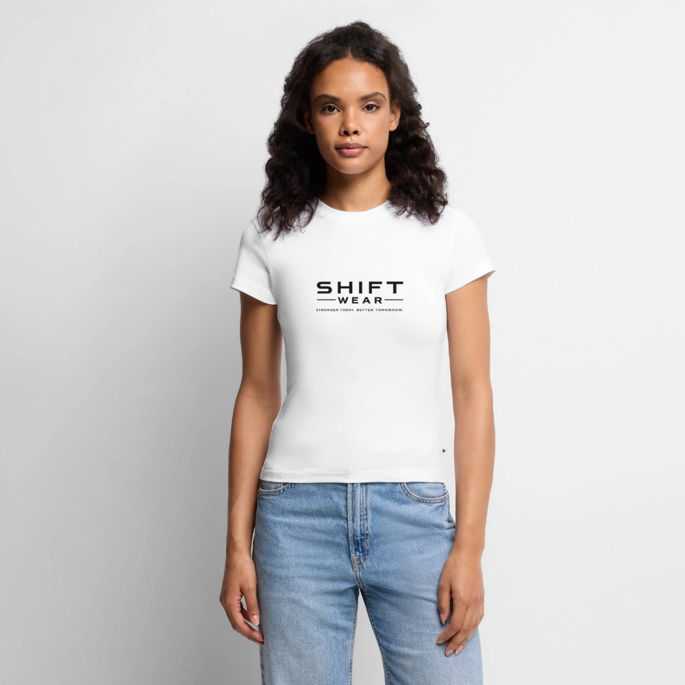 SLIM FIT Frauen Organic T-Shirt - Weiß