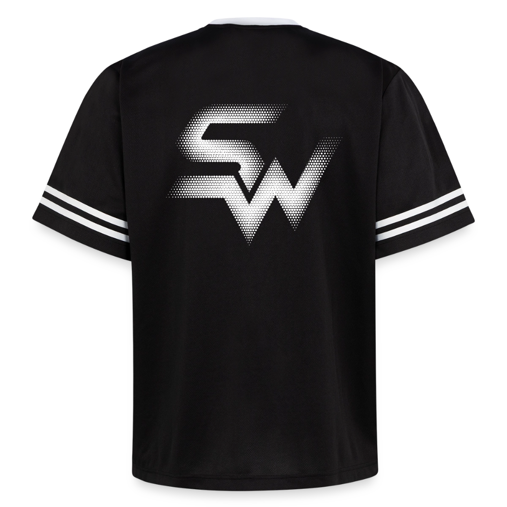 SHIFT Football Style Tee - Schwarz/Weiß