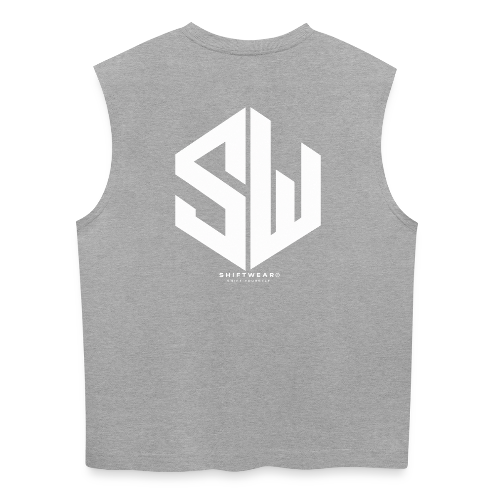 SHIFT Relaxed Tank Tee - Grau meliert