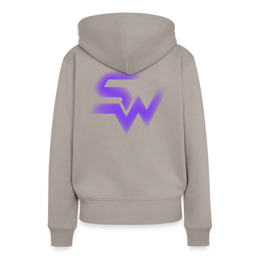 Frauen Premium Hoodie - Taupe