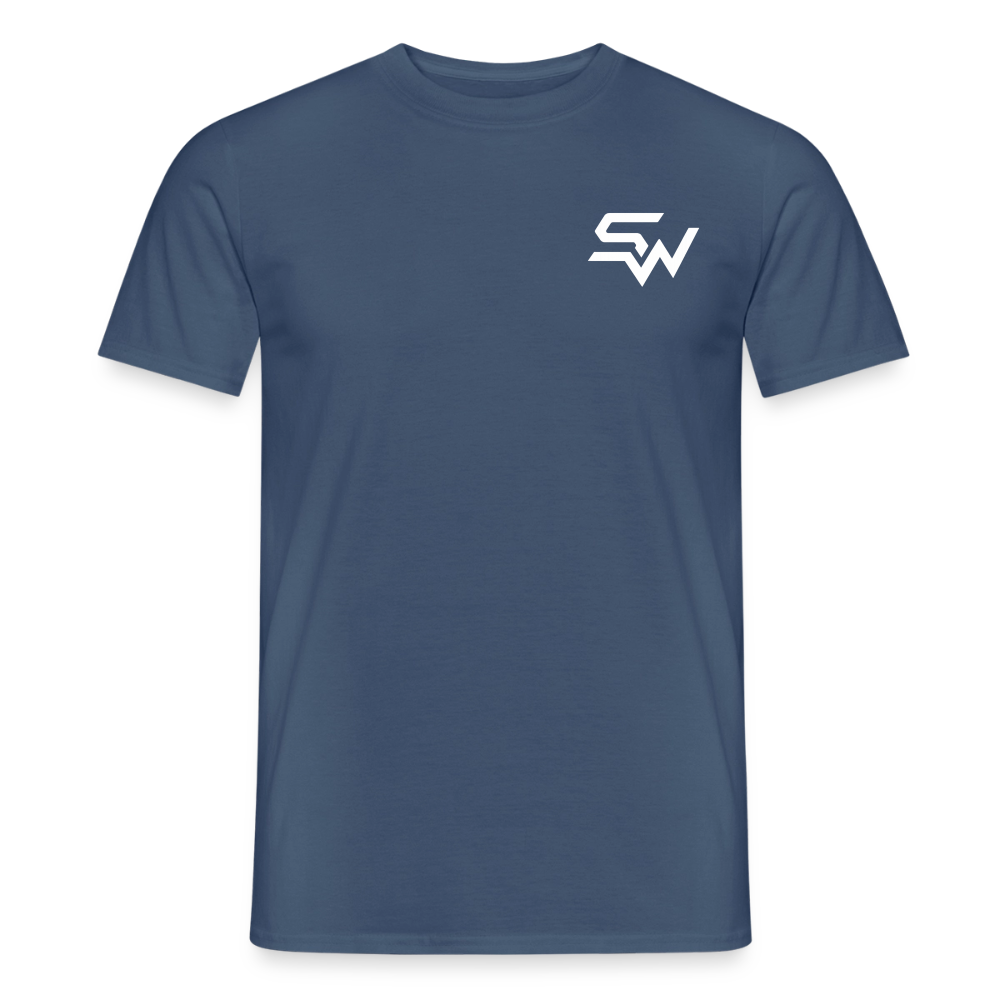 Männer T-Shirt - Dunkles Denimblau