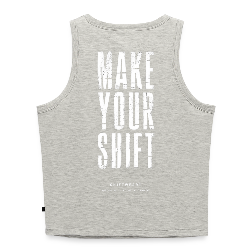 Frauen Premium Tank Top - Grau meliert