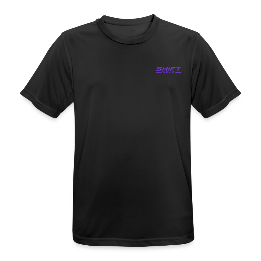 Männer T-Shirt atmungsaktiv - Schwarz