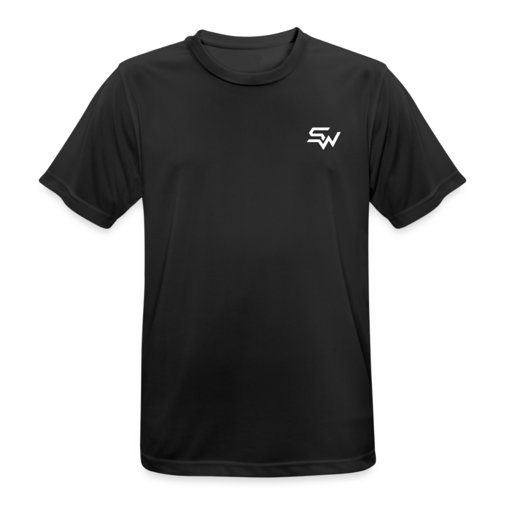 Männer T-Shirt atmungsaktiv - Schwarz