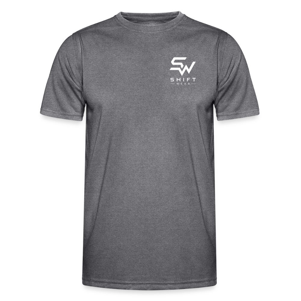 Männer Funktions-T-Shirt - dunkle Melange 