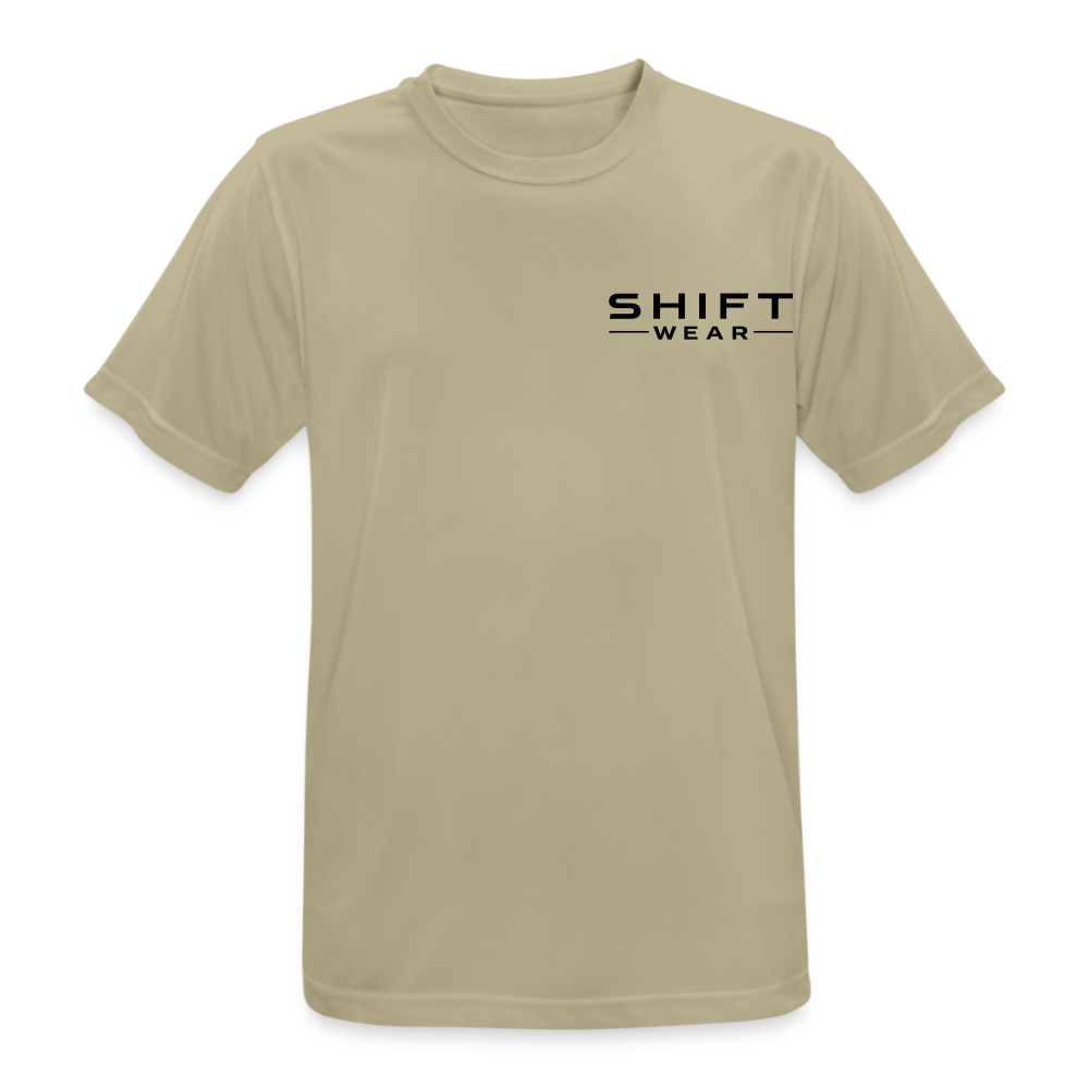 Männer T-Shirt atmungsaktiv - Sandbeige