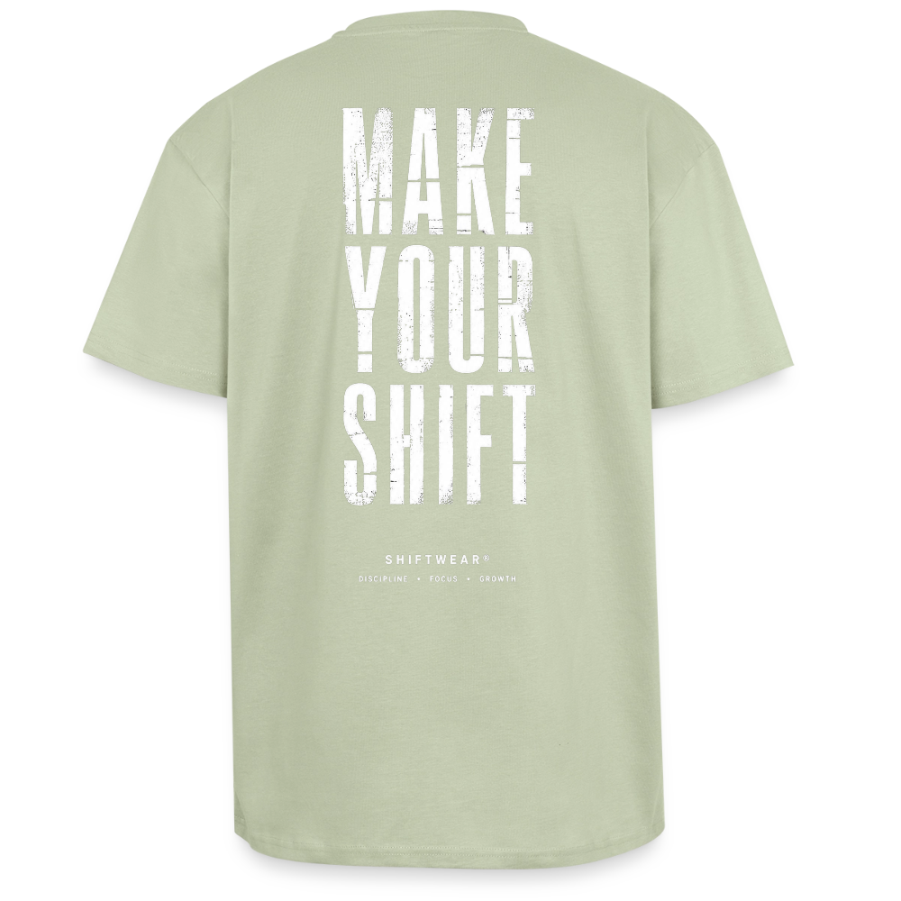SHIFT Oversized Tee - Leichtes Salbeigrün 