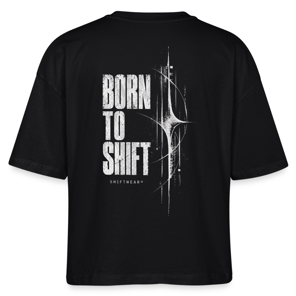 SHIFT Boxy Tee - Schwarz