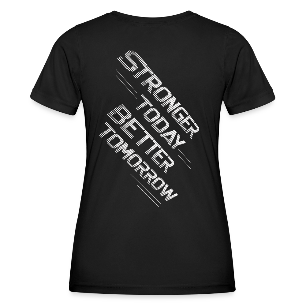 Frauen Funktions-T-Shirt - Schwarz