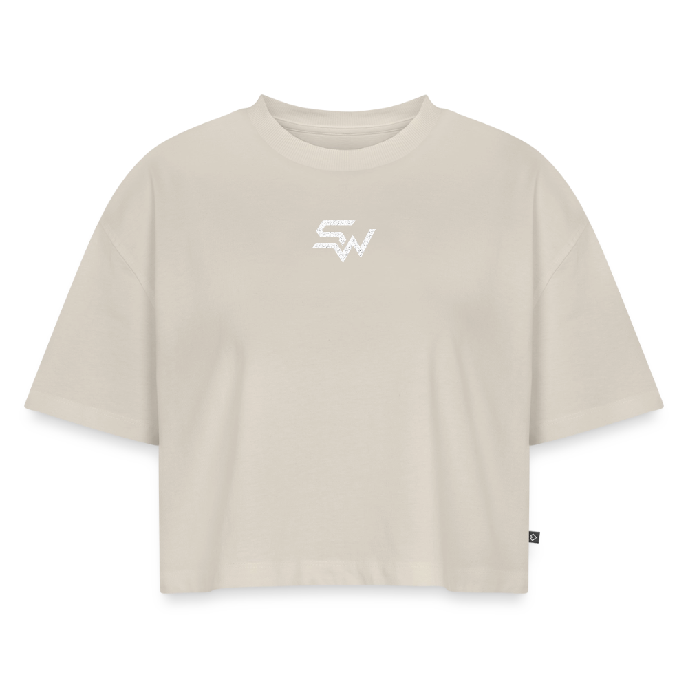 SHIFT Cropped Tee - Beige
