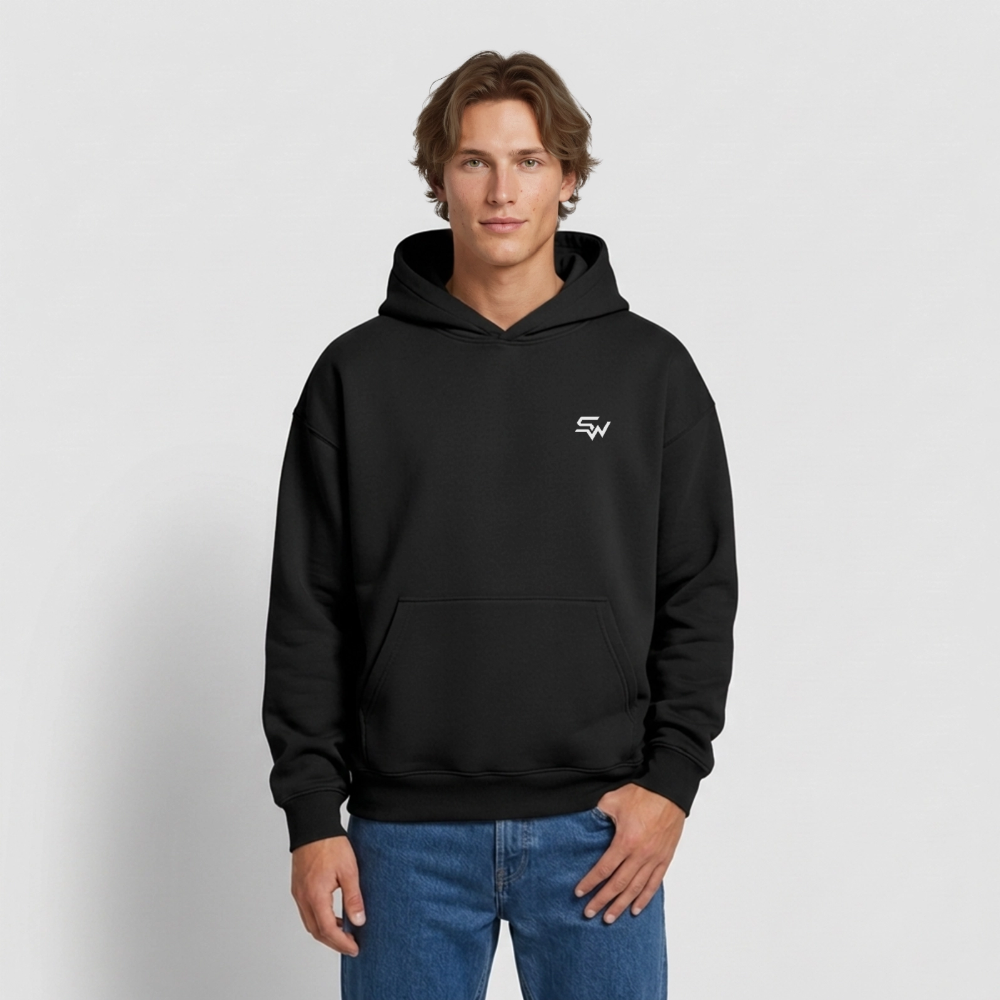 Männer Oversized Hoodie - Schwarz