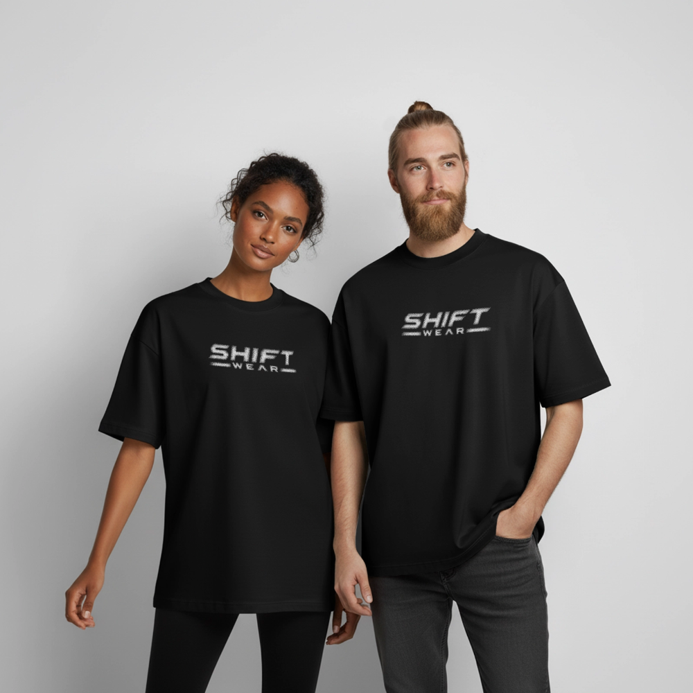 SHIFT Boxy Heavyweight Unisex Tee - Schwarz