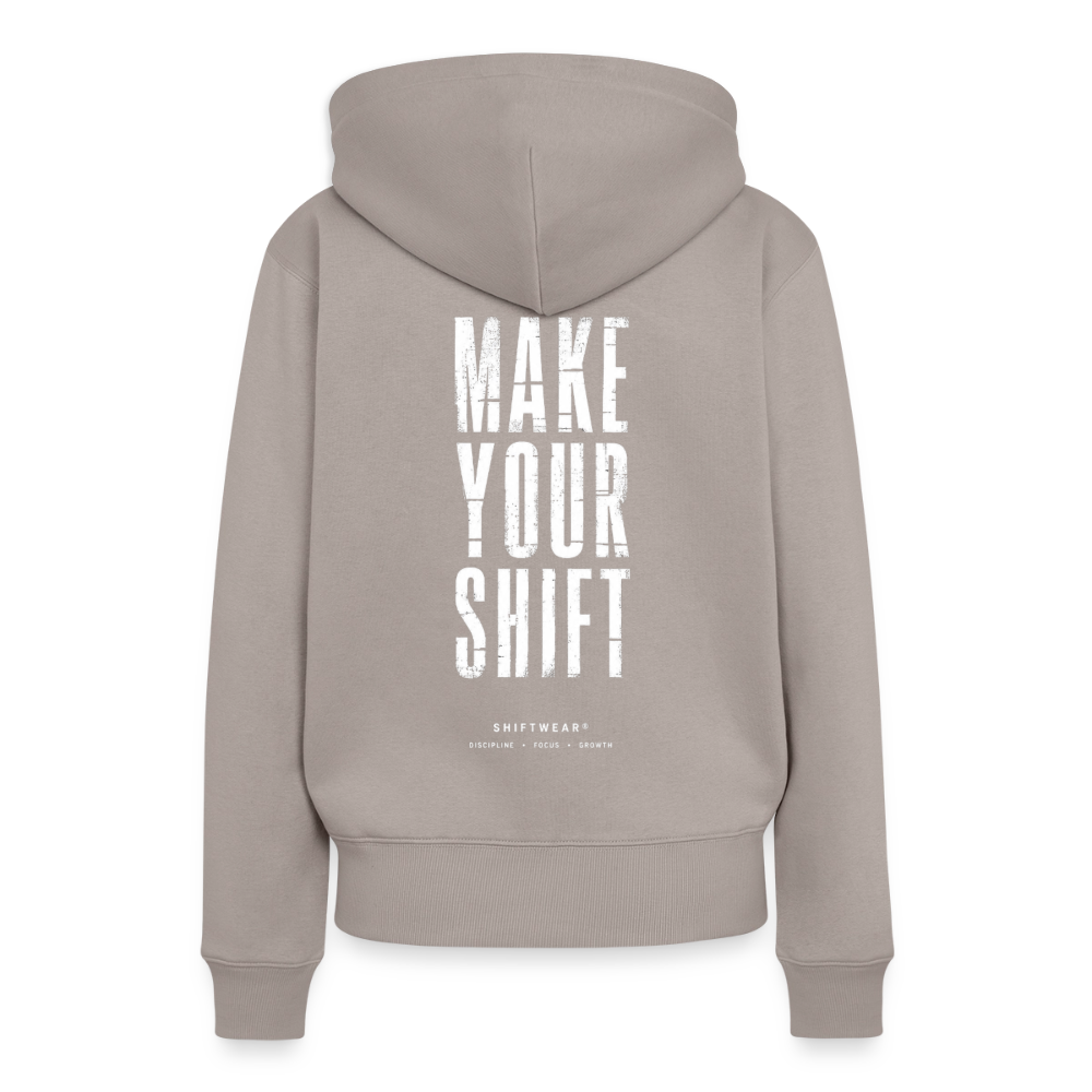Frauen Premium Hoodie - Taupe