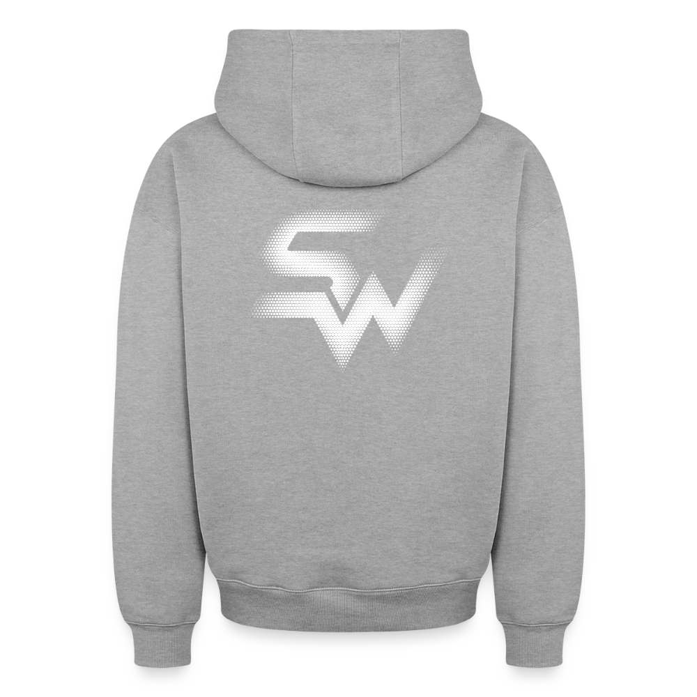 SHIFT Oversized Heavyweight Hoodie - Grau meliert