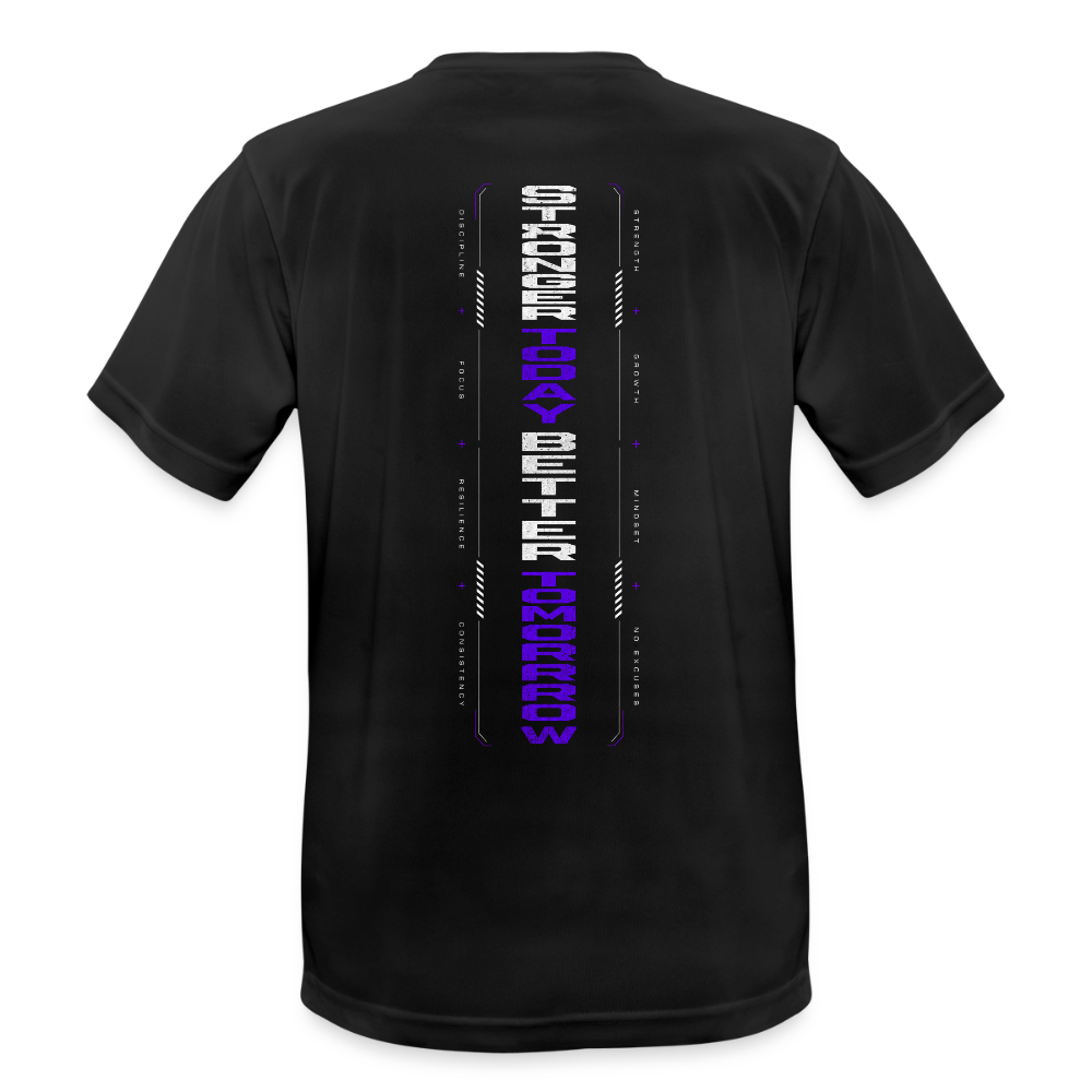 Männer T-Shirt atmungsaktiv - Schwarz