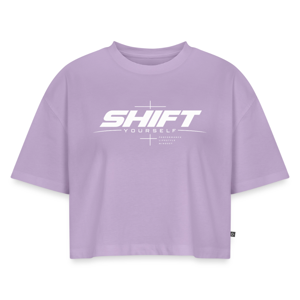 SHIFT Premium Oversized Cropped Tee - Lavendel