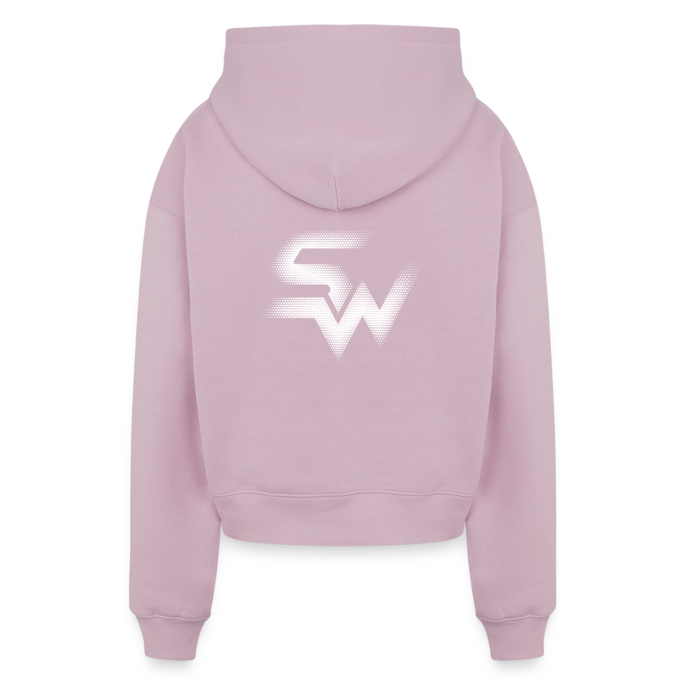 SHIFT Cropped Oversized Heavyweight Hoodie - Altrosa