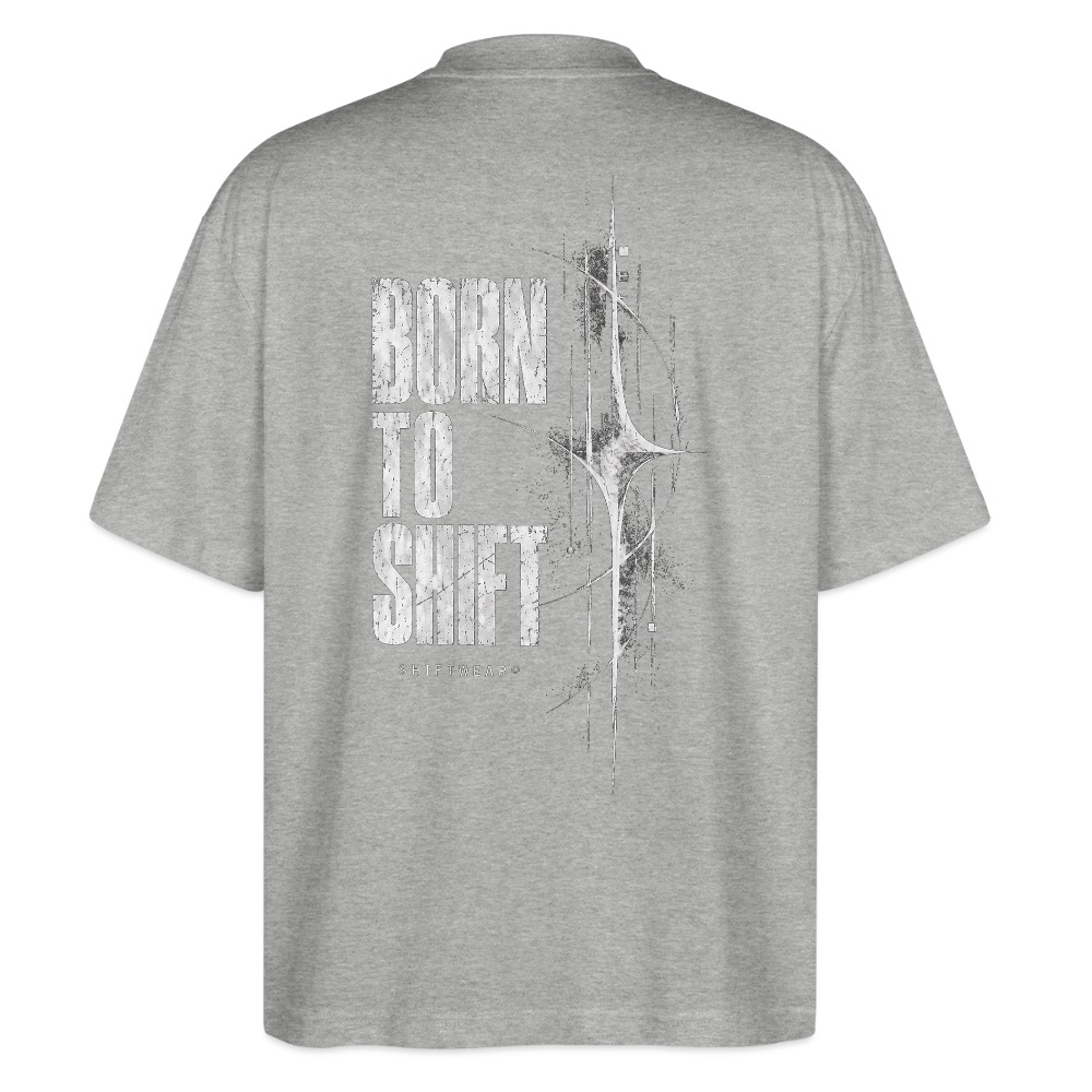 SHIFT Oversized Tee - Grau meliert