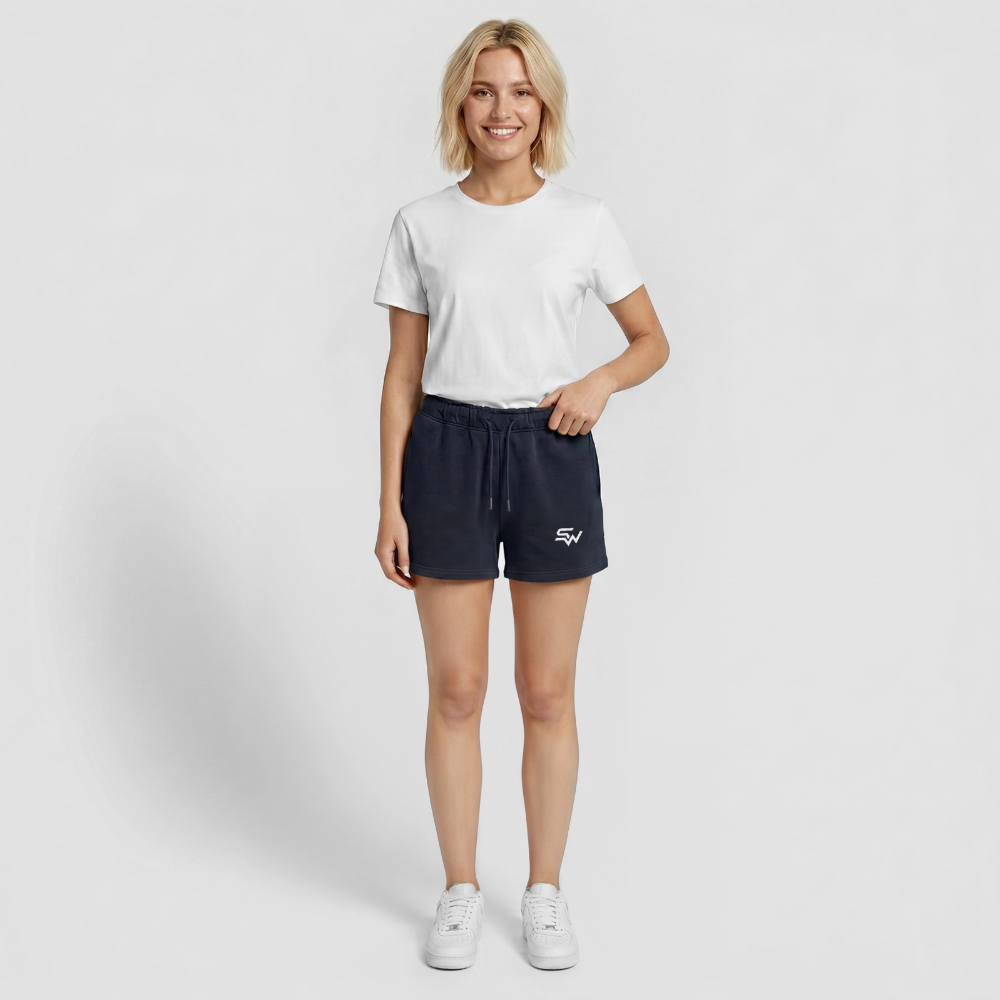 Frauen Premium Organic Sweatshorts - Navy