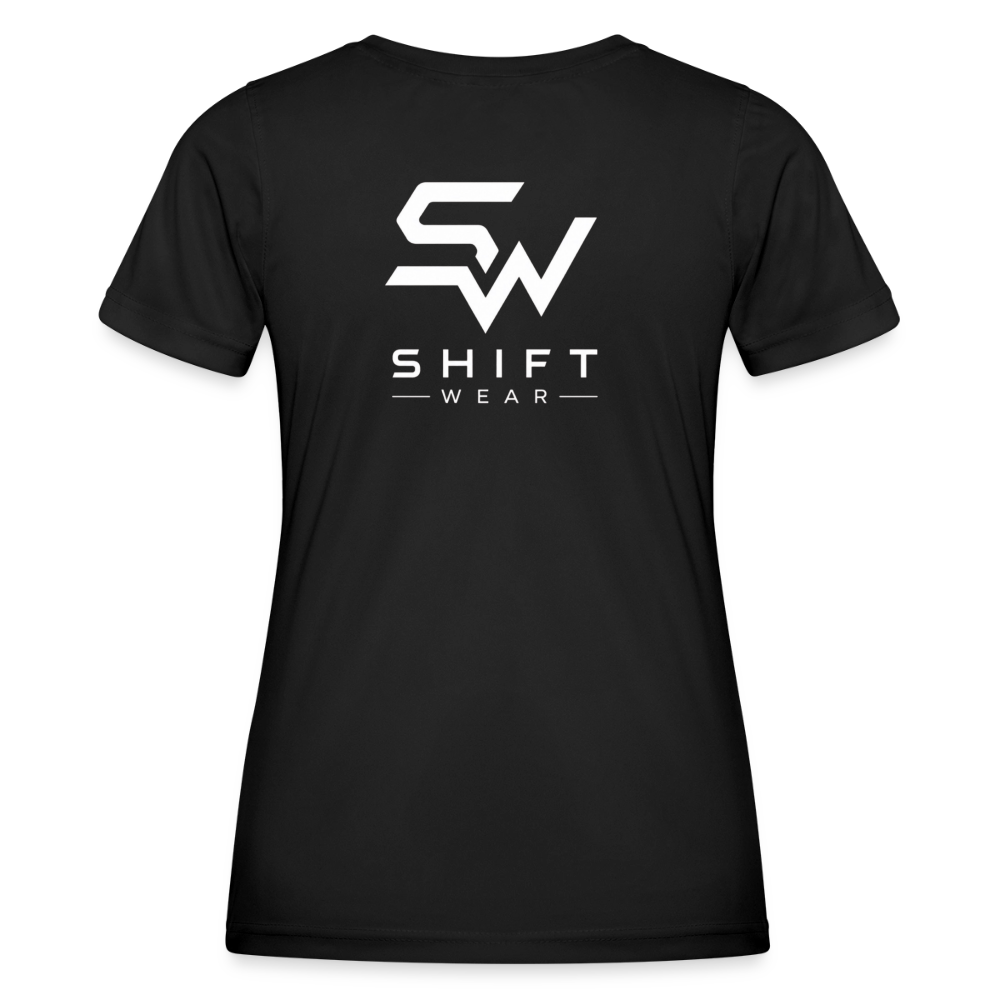 Frauen Funktions-T-Shirt - Schwarz