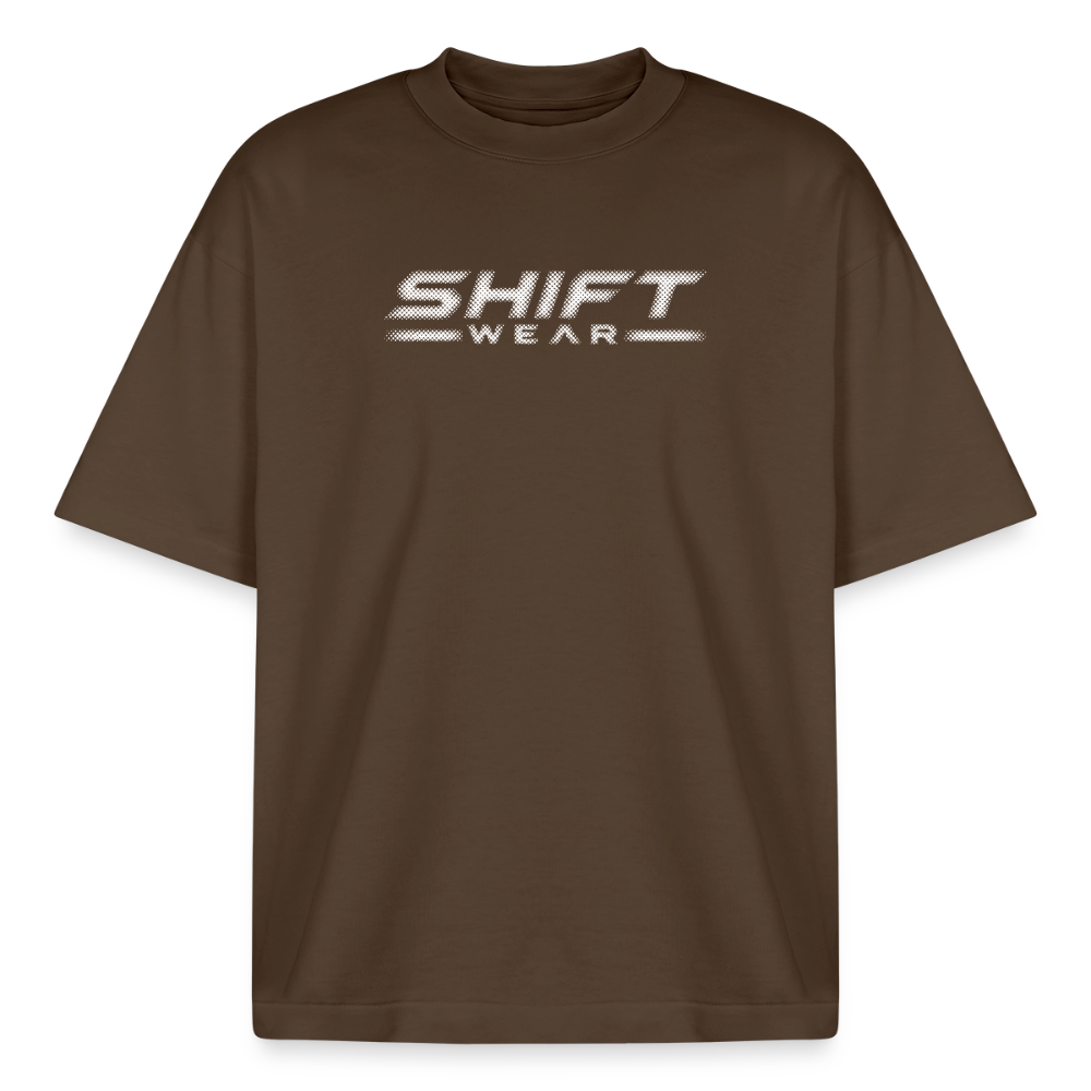 SHIFT Boxy Heavyweight Unisex Tee - Dunkelbraun