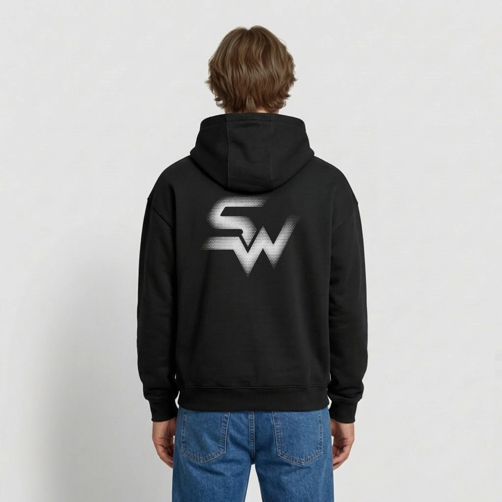 SHIFT Oversized Heavyweight Hoodie - Schwarz