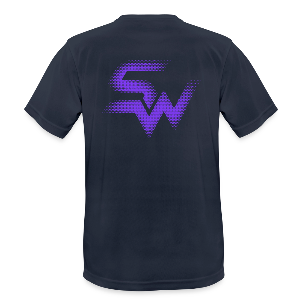 Männer T-Shirt atmungsaktiv - Dunkelnavy