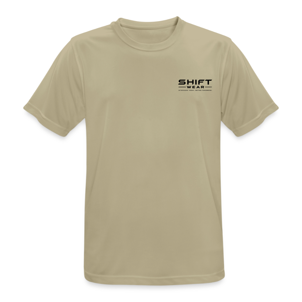 Männer T-Shirt atmungsaktiv - Sandbeige