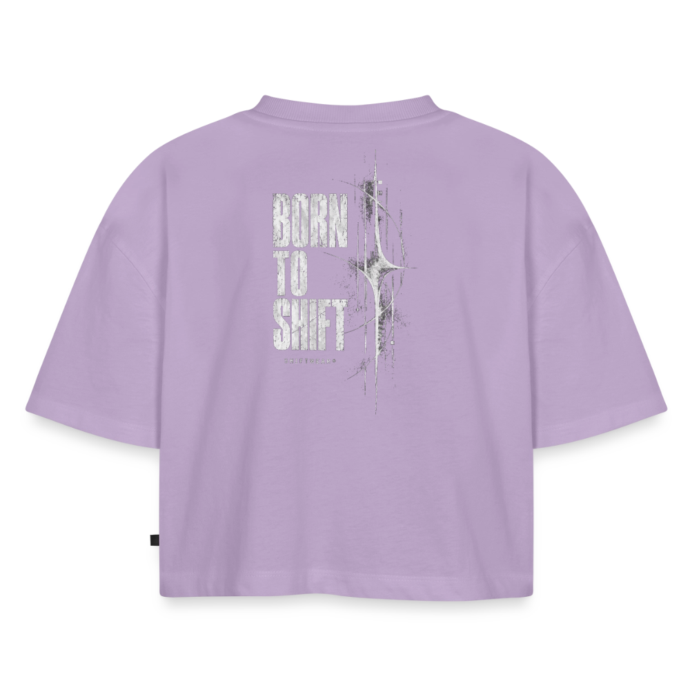 SHIFT Premium Oversized Cropped Tee - Lavendel