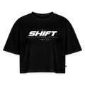 SHIFT Premium Oversized Cropped Tee - Schwarz