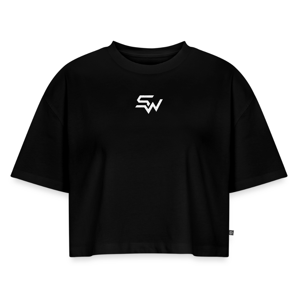 SHIFT Cropped Tee - Schwarz