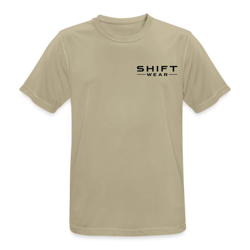 Männer T-Shirt atmungsaktiv - Sandbeige