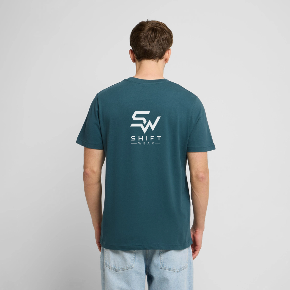 RELAXED FIT Unisex Organic T-Shirt - Dunkles Petrol