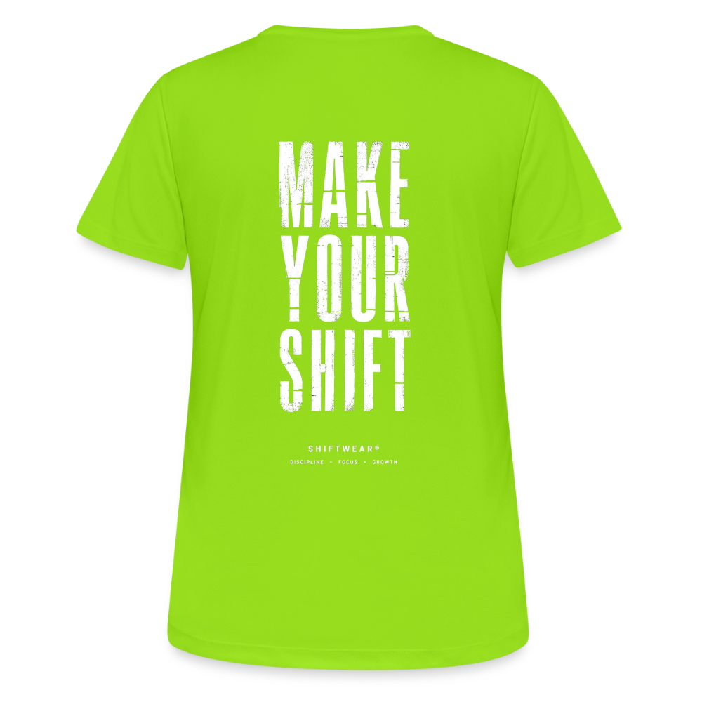 SHIFT Active Tee - Neongrün